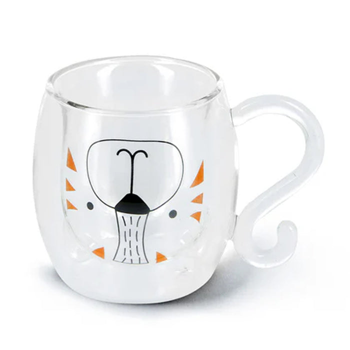 Mug in vetro "Tea & Friends" cane