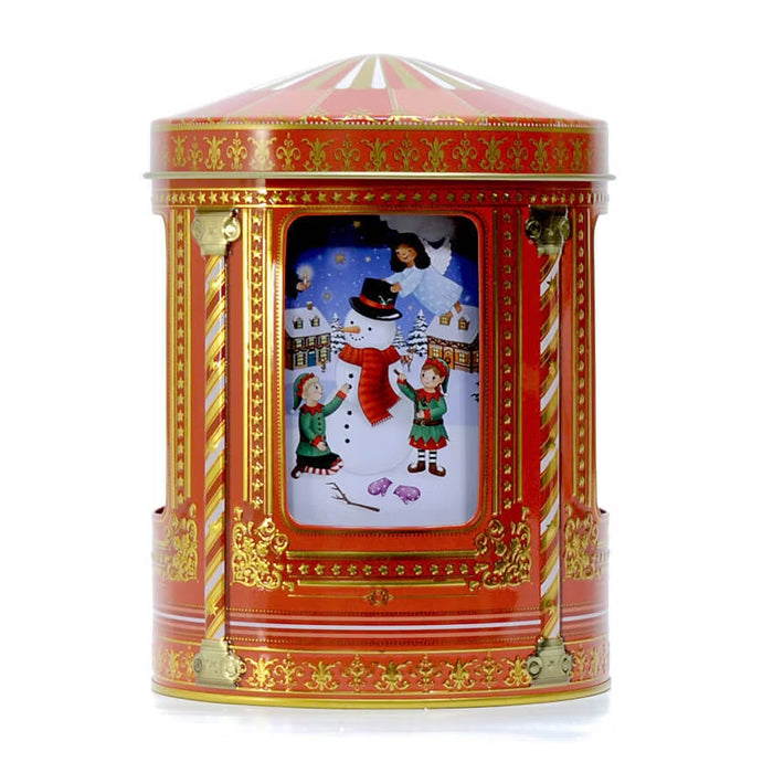 Carillon "Angeli e Gnomi" con Cioccolatini (Rosso)