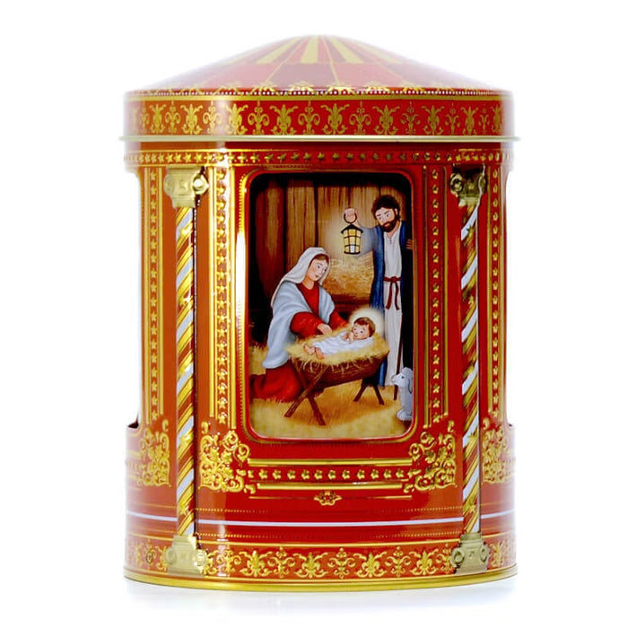 Carillon "Natività" con Cioccolatini fondenti