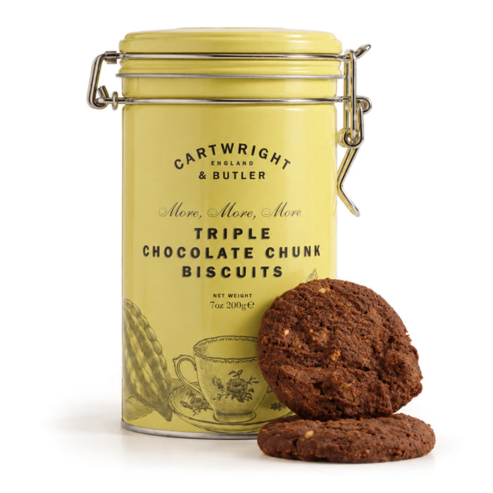 Biscotti inglesi al Triplo cioccolato Latta 200g