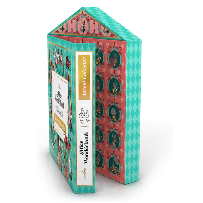 Calendario dell'avvento "Alice in Wonderland" con tè e tisane