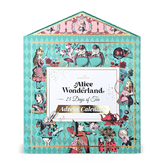 Calendario dell'avvento "Alice in Wonderland" con tè e tisane