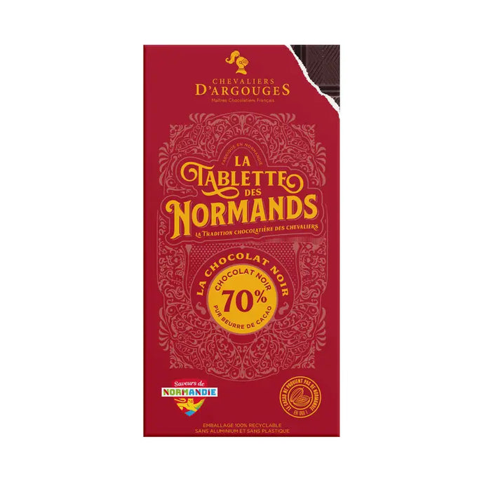 Tavoletta fondente 70% Normandie 100g