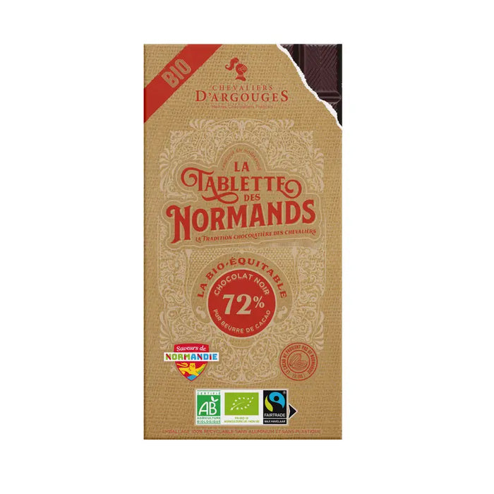 Tavoletta fondente 72% BIO 100g