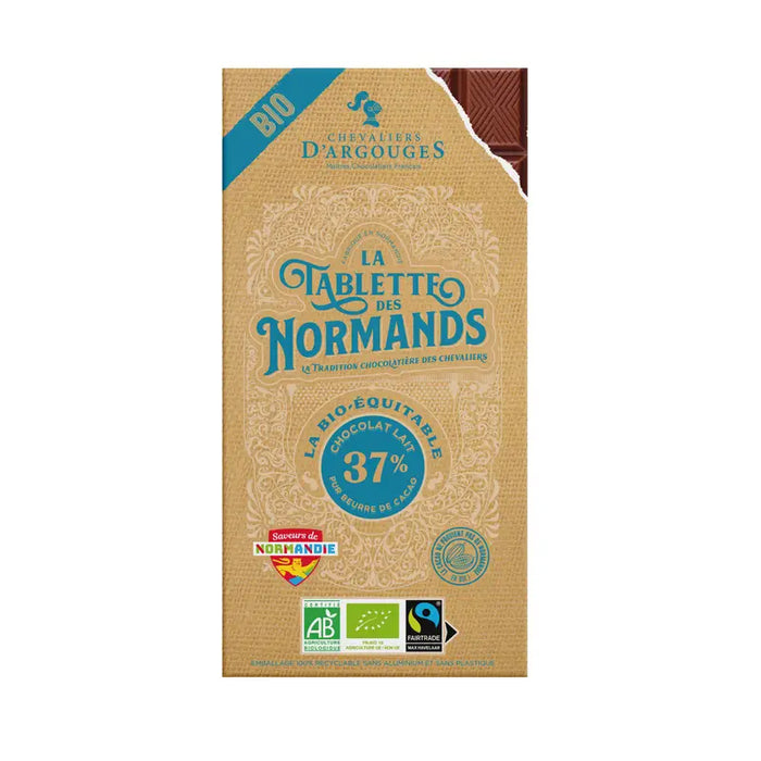 Tavoletta al Latte 37% Normandie BIO 100g