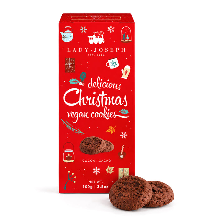 Christmas Biscuits al Cacao con Gocce di Cioccolato 100g
