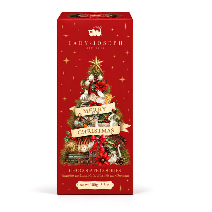 Christmas cookies al cioccolato 100g (rosso)