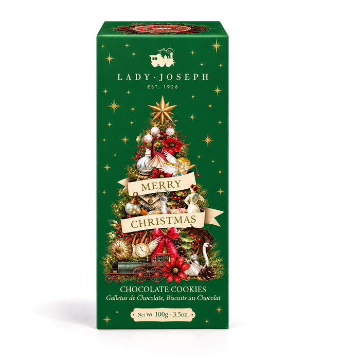 Christmas cookies al cioccolato 100g (verde)