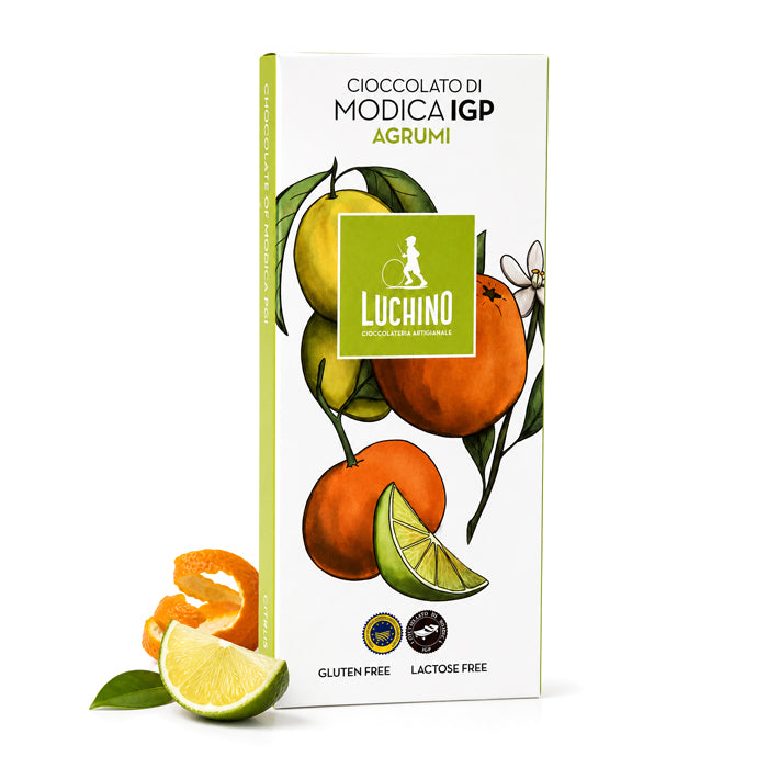 Cioccolato di Modica IGP agli Agrumi 100g