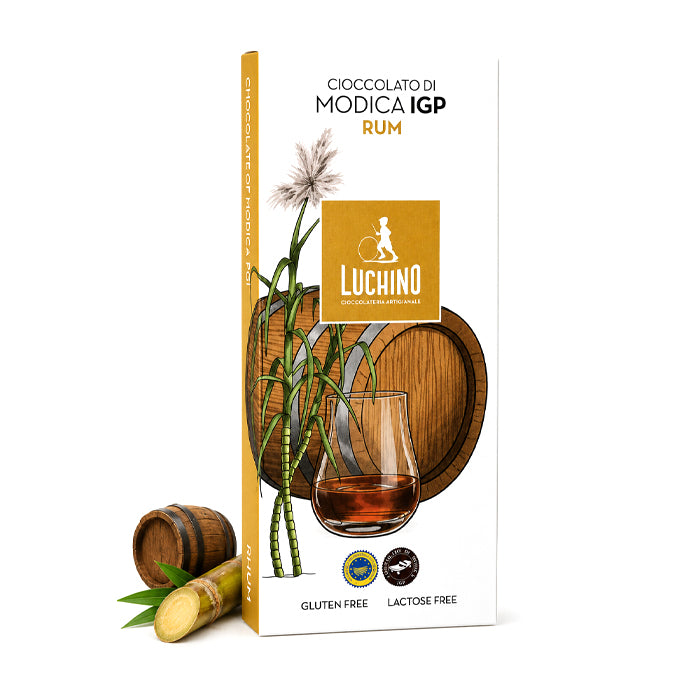 Cioccolato di Modica IGP al Rum 100g