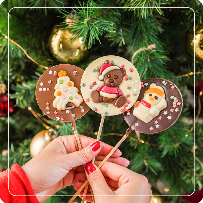 'Christmas' Chocolate Lollipop 50g