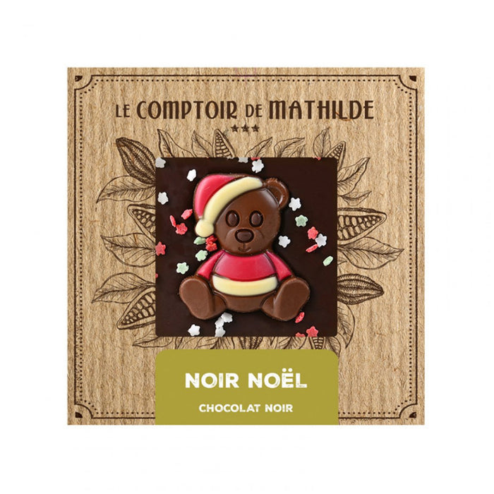 Tavoletta fondente decorata "Natale" 80g