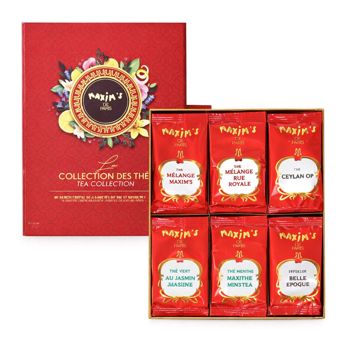 Cofanetto regalo con Tè e tisane 30 filtri