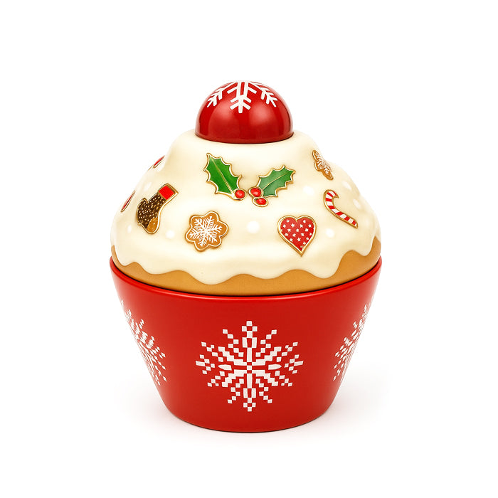 Mini cupcake di Natale con Cioccolatini (rosso)