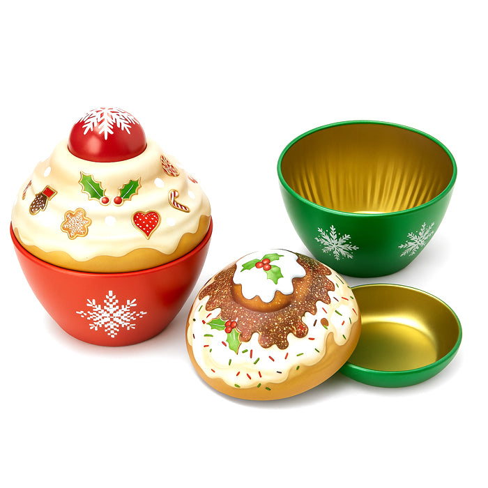 Mini cupcake di Natale con Cioccolatini (verde)