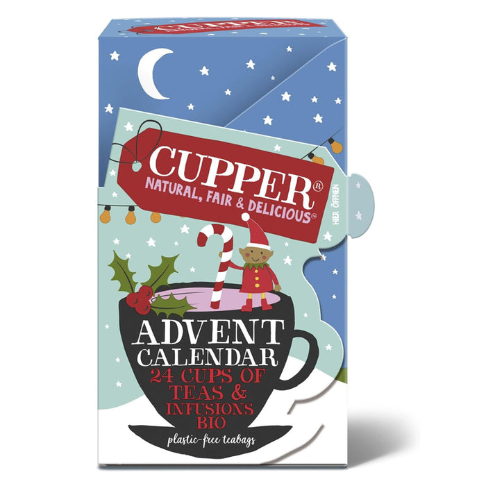 Calendario dell'avvento con tè e tisane BIO Cupper