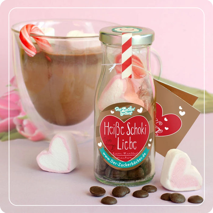 Kit Cioccolata calda con Cuori di Marshmallow 45g