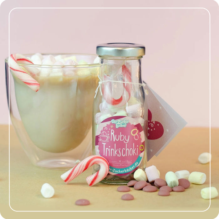 Kit Cioccolata calda Ruby con Mini Marshmallow 45g