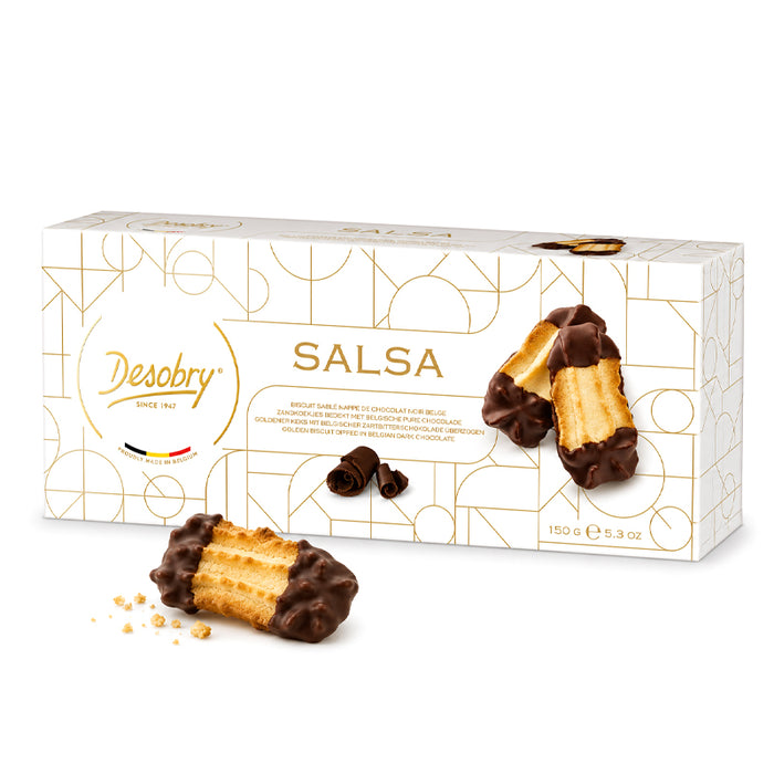 Biscotti "Salsa" ricoperti di cioccolato 150g