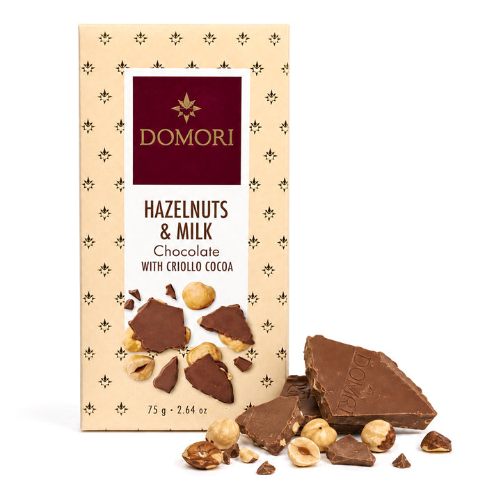 Tavoletta "Antologia" Latte con Nocciole 75g