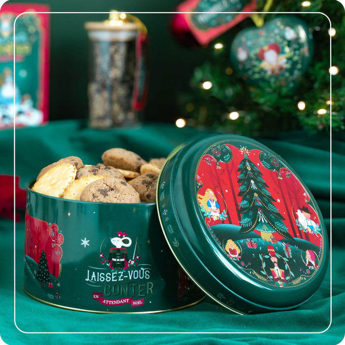 Cappelliera in latta "Mon Noel" con dolcezze 240g