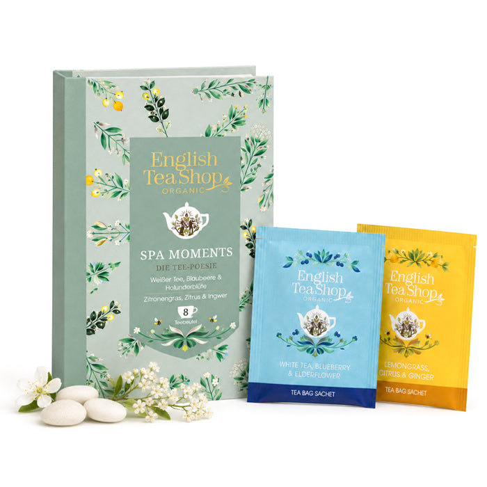Mini Libro "Spa Moments" con Tè e Tisane Bio 8 filtri