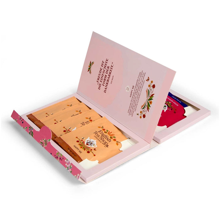 Mini Libro "Happiness" con Tisane Bio 8 filtri