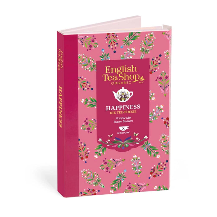 Mini Libro "Happiness" con Tisane Bio 8 filtri