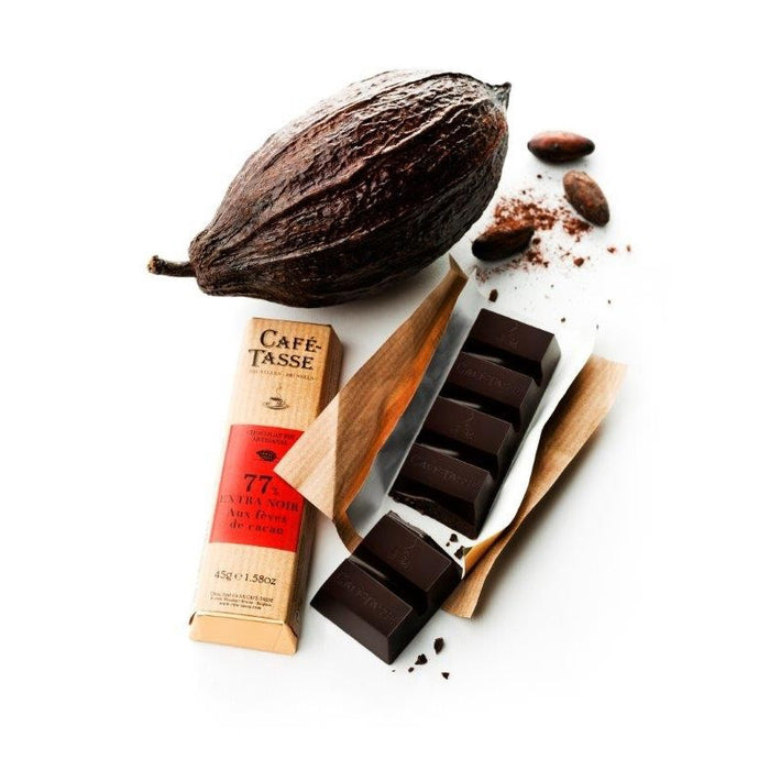 Tavoletta Extra Fondente 77% con Fave di cacao 45g