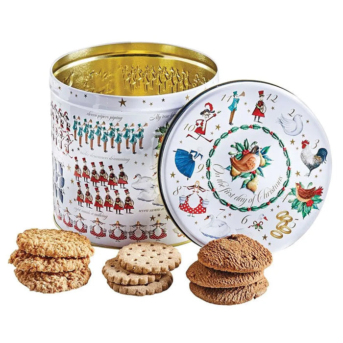 Scatola "12 days of Christmas" con Biscotti inglesi 450g