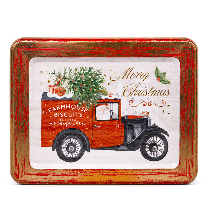 Scatola "Xmas Vintage Van" con biscotti inglesi 400g