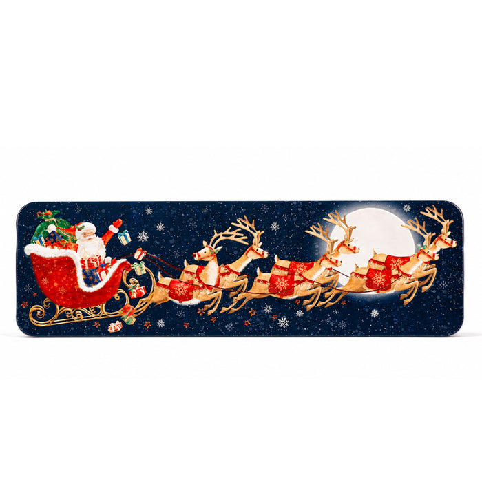 Scatola "Flying Santa" con biscotti al Cioccolato 225g