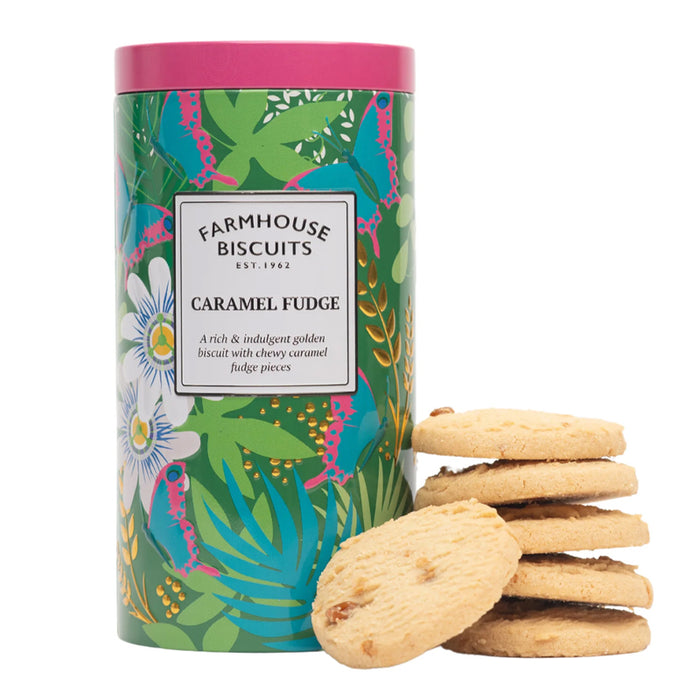 Scatola "Tropical Garden" con Biscotti al Caramello 200g