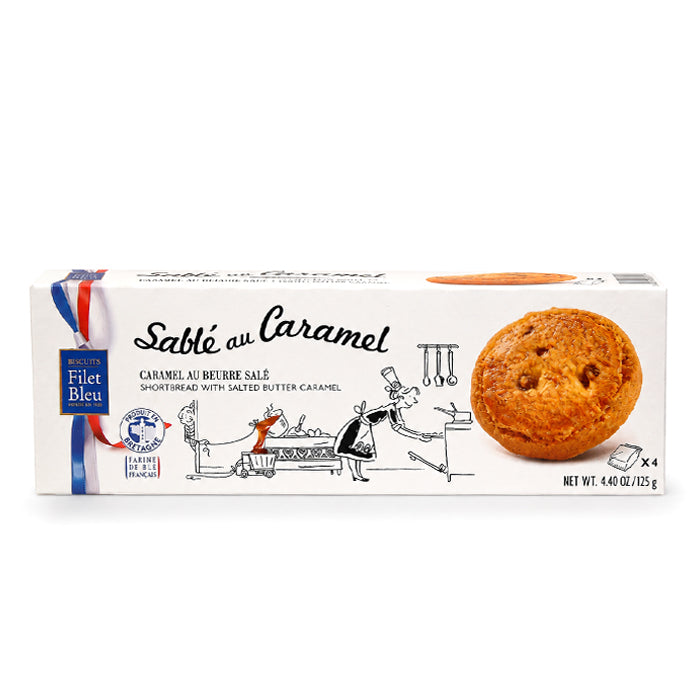 Biscotti Sablè al Caramello salato 125g