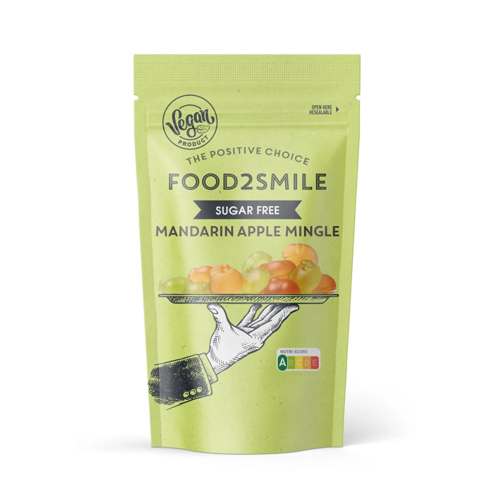 Caramelle gommose Mandarino & Mela senza zuccheri 85g