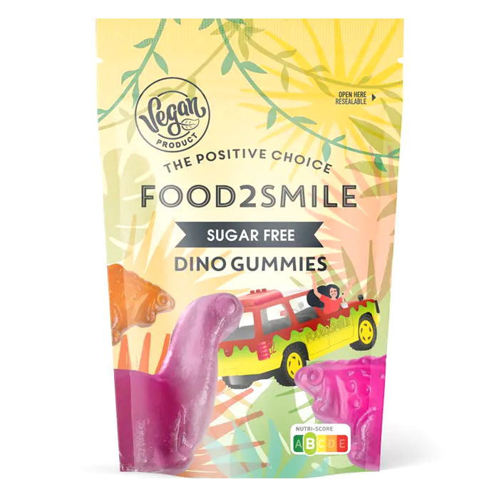 Caramelle gommose "Dino Gummies" senza zuccheri 85g