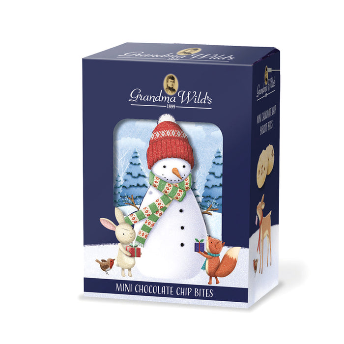 Biscottini con gocce di cioccolato 150g (Snowman Box)