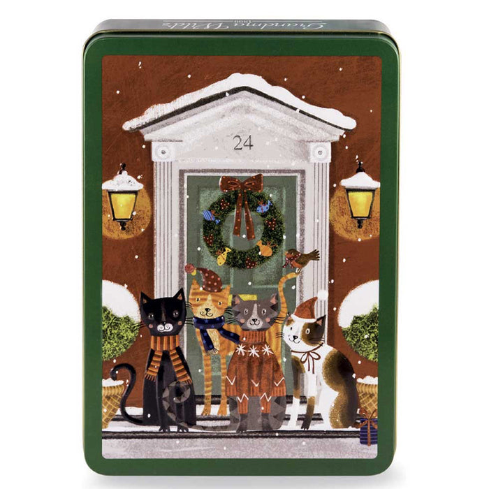 Scatola "Cats on the Door" con biscotti inglesi 300g