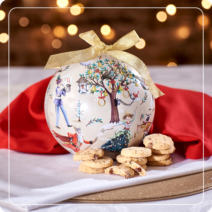 Palla “12 giorni di Natale” con biscottini 200g
