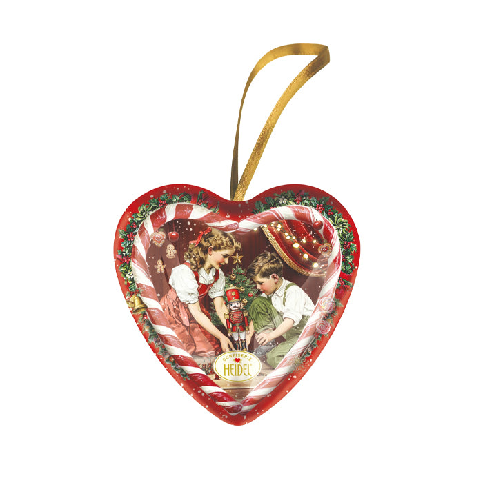Cuore di latta "Schiaccianoci" con Cioccolatini 54g