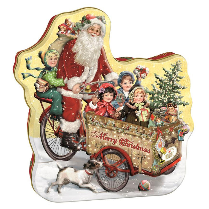 Babbo Natale in bici con cioccolatini 108g