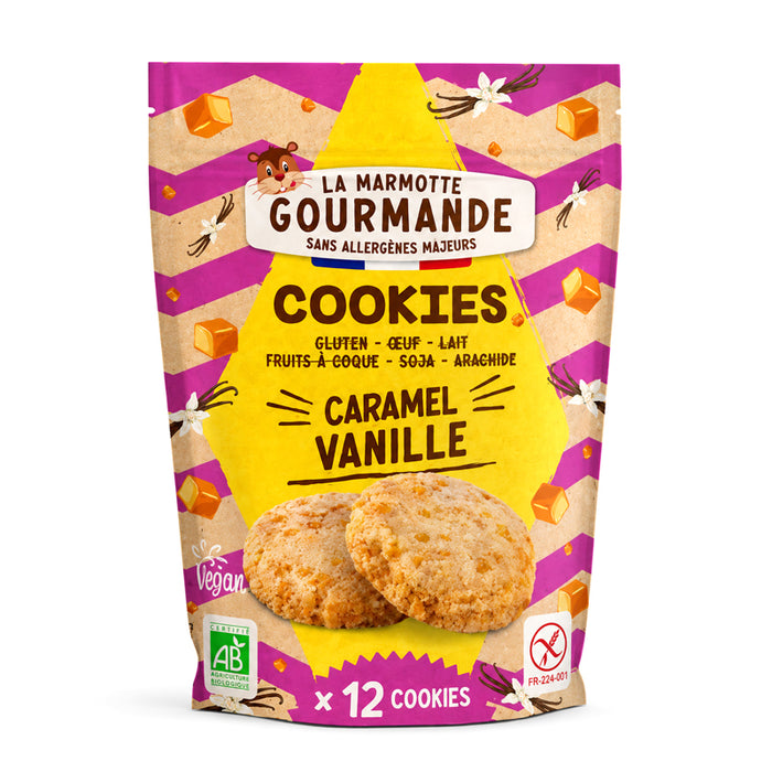 Cookies BIO Caramello & Vaniglia Bourbon 150 g