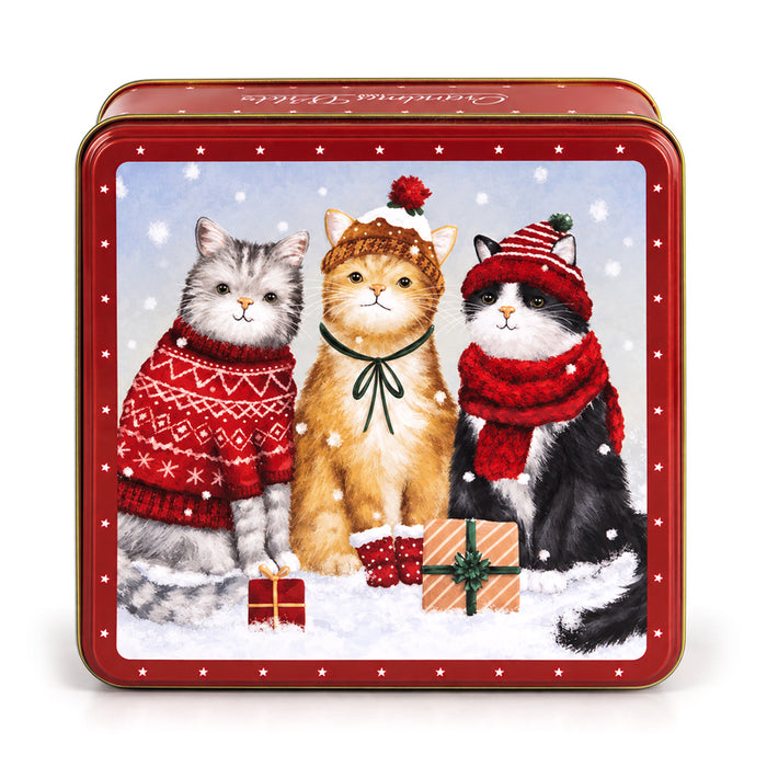 Scatola "Winter Cats" con biscotti inglesi 200g
