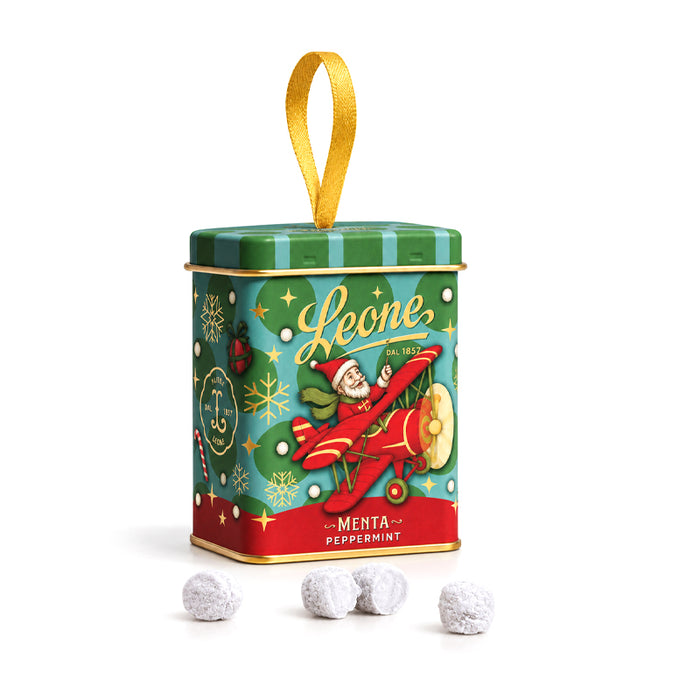 Lattina Pastiglie Leone appendibile “Natale” 30g (menta)