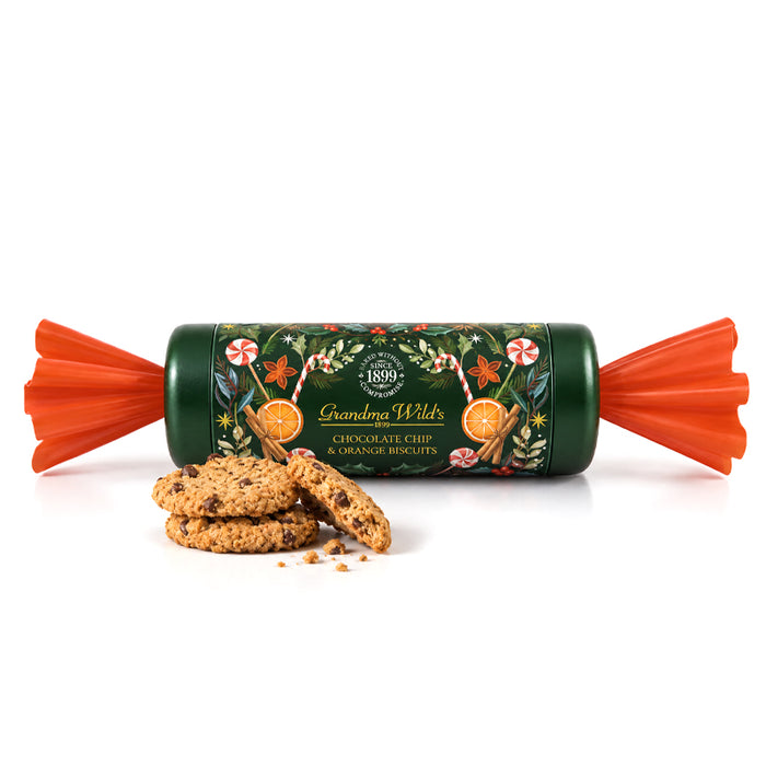 Scatola "Candy" con Biscotti Arancia e Cioccolato 150g