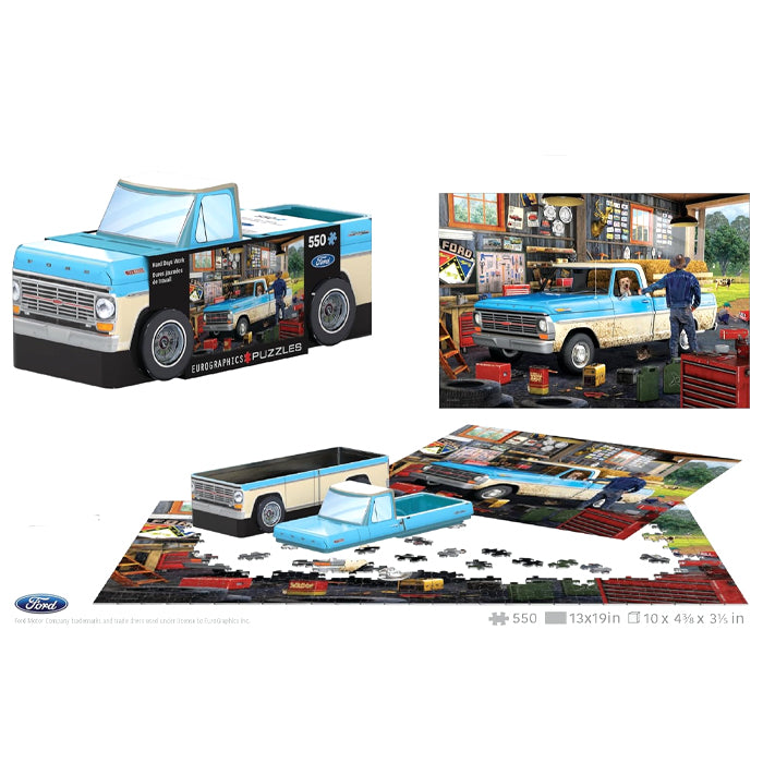 Pick-up Ford in Latta con Puzzle 550pz