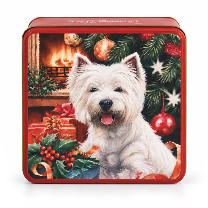 Scatola "Christmas Westie" con biscotti inglesi 200g