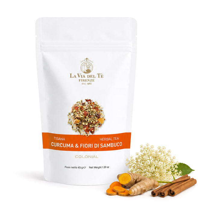 Tisana Curcuma e Fiori di Sambuco 50g