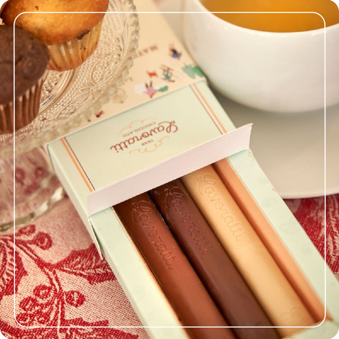 Matite di cioccolato ai Tè di Natale 60g