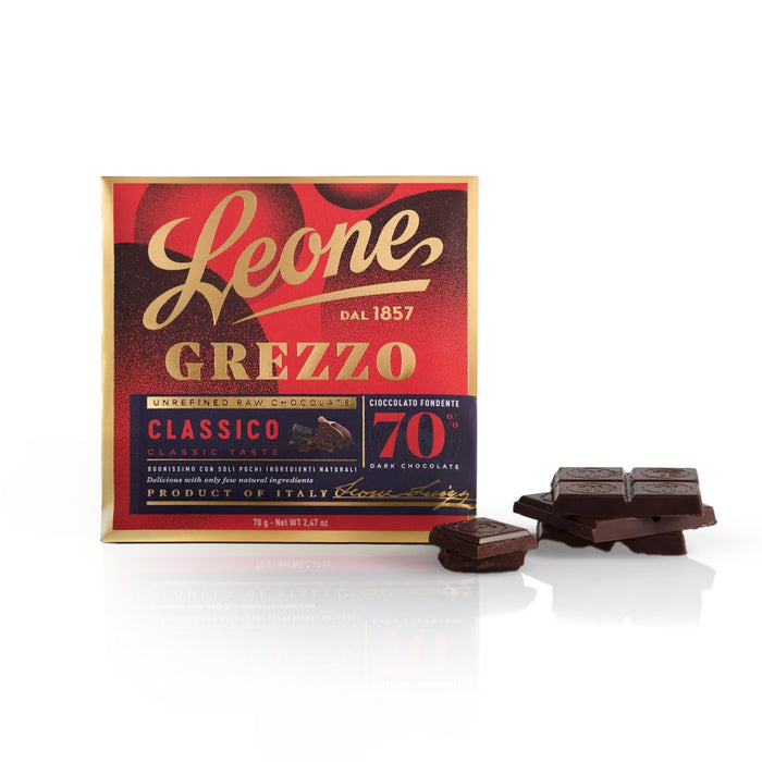 Dark chocolate bar 'Raw' 70% 75g